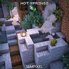 an image of a game scene with the text hot springs