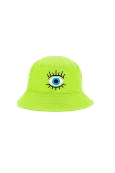 Protect yourself with this Evil Eye! ¡Protégete con el mal de ojo! Unisex Piña Colada Logo on Back 55% Cotton, 45% Polyester S/M: 22"-22 3/4" (56cm-57.8cm) L/XL:23 1/8"-23 7/8"(58.7cm-60.6cm) Brim measures 2 ~ 2.25 inches. Bucket Hats are final sale. No returns or exchanges. Protect Yourself, Bucket Hats, Hat Shop, Evil Eye, Final Sale, Bucket Hat, Miami, Hats