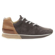 HERMES Buster grey brown suede lace up wooden rubber sole low sneaker EU39.5 Reference: TGAS/B01002 Brand: Hermes Material: Suede, Leather Color: Grey, Brown Pattern: Solid Closure: Lace Up Lining: Leather Extra Details: Buster sneaker. Dark brown suede upper. Cord laces. Leather heel. Stacked wooden and rubber sole. Made in: Italy CONDITION: Condition: Unworn in mint condition, without tags. Minor scuff and hairline marks on leather. Comes with: Designer tags. One dust bag. Order will NOT be sh Italian Boots, Buster Brown, High Heel Mules, Gogo Boots, Kelly Bag, Italian Shoes, Brown Pattern, Suede Lace, Suede Material