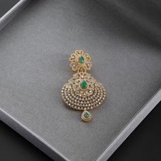 Ridhima Cz Pendant Indian Pendent Design, Gold Jewelry Prom, Jewelry Prom, Tanzanite Pendant, Diamond Pendent, Diamond Pendants Designs, Diamond Wedding Jewelry, Pearl Jewelry Design, Diamond Necklace Designs