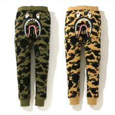 ad eBay - Find many great new & used options and get the best deals for BAPE - 1st Camo Shark Slim Sweat Pants at the best online prices at eBay! Free shipping for many products! Bape Shark Slp, Yeezy 500, Jordan 7, Sweat Pants, Garden Supplies, Ebay Finds, Air Jordan, Air Jordans, Must Haves