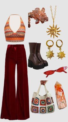 70s Inspired Outfits, Moda Hippie, 70s Inspired Fashion, Clueless Outfits, 70s Outfits, 70s Inspired, Hippie Outfits