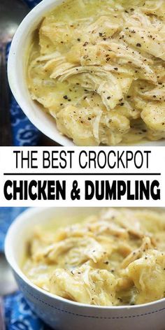 the best crockpot chicken and dumpling recipe