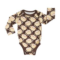 Designed for the cooler temperatures ahead, this longsleeved bodysuit will become a closet staple. Soft bamboo means all day wear without any fear of skin irritation! Skin Irritation, Closet Staples, Traditional Fabric, Baby Fever, Irritated Skin, In Hot, Hot Chocolate, Soft Fabrics, Bamboo