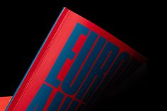 a red and blue book with the word run on it's cover is shown