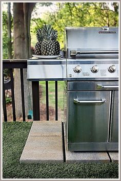 Gas Grills - Ready for more amazing inspirations? - Click to visit for more. Do It NOW!! Landscape Ideas For Grill Area, Pavers Under Grill, Diy Grill Pad, Grill On Grass Ideas, Grill Storage Ideas Patio, Grill Pad Off Patio Diy, Grill Placement Outdoor