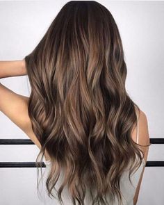 Rambut Brunette, Long Hair Waves, Shaytards, Golden Brown Hair, Brown Hair Shades, Brown Ombre Hair, Blond Balayage, Brown Hair Color, Chocolate Brown Hair