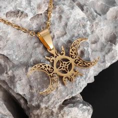 Celtic Knot Witchcraft Necklace Witch Knot Necklace-MoonChildWorld Knot Witchcraft, Witchcraft Necklace, Celtic Witchcraft, Witch Knot, Pendant Necklace Men, Ancient Magic, The Celts, Lucky Jewelry, Celtic Knot Designs