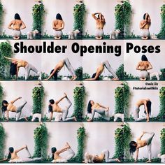 Shoulder Opening Yoga Poses, I think you should try!! Shoulder Opening Yoga, Shoulder Flexibility, Yoga Shoulder, Yoga Flow Sequence, Couples Yoga, Easy Yoga Workouts, Pose Yoga, Easy Yoga, Yoga Stretches