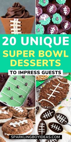 20 unique super bowl desserts to impress guests