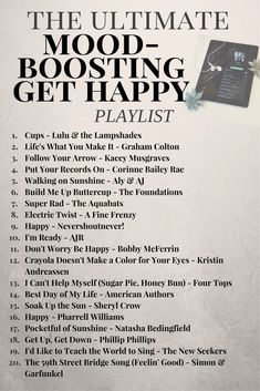 the ultimate mood - booster guide to get happy playlist