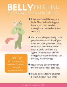 Calm Breathing, Breathing Exercises For Kids, Exercises For Kids, Coping Skills Activities, Teaching Mindfulness, Conscious Discipline, Belly Breathing, Social Emotional Learning Activities, Grounding Techniques