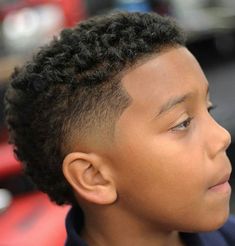 If you are preparing for a special occasion and bringing your child with you, they also need a haircut to match. Tighten up those curls, trim the top and the sides to an appropriate length, and pair them with some nice clothing. Explore other mixed boys haircuts. Black Kids Haircuts, Mixed Boys Haircuts, Boys Haircuts Curly Hair, Boys Curly Haircuts, Black Boy Hairstyles, Boys Fade Haircut, Boys Haircut Styles, Black Boys Haircuts