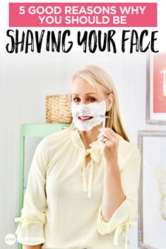 Shaving My Face, Shaving Your Face, Shave Your Face, Face Breaking Out, Makeup Prep, Essential Oil Beauty, Body Makeover, Skin Facts, Makeup For Older Women