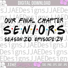 the final episode of our final character seniors season 20 episode 2 is now on dvd