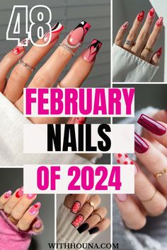 February is the month of love and there is nothing one way to celebrate it than getting your February nails of 2024 done. Thus, we’ve got you the best February nails, February nail designs 2024, February nails ideas Valentine’s Day, February nail colors 2024, simple February nails, February nails ideas, cute February nails, February nail colors, February nails Valentine’s Day, and so much more. February Nail Colors, February Nail Designs, February Nails Ideas, Valentine Nails Pink, Valentines Nail Art Designs, January Nail Designs, Month Of Love, Heart Nail Designs, Valentine Nail Art