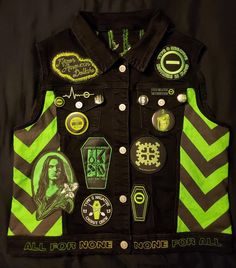 Alternative Subcultures, Closet Wishlist, Battle Jacket, Type O Negative, Diy Jacket, Out On The Town, Concept Clothing