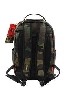 Dimensions: H: 45. 7cm x D: 15. 2cm x W: 29. 2cm. Composition: PVC, Cotton. | Sprayground Men's Shark Shape Check Backpack in Brown/Green | SS22 Sprayground Backpack, Heeled Rain Boots, High Heel Rain Boots, Shoe Boot Sandals, Backpack Tote Bag, Tool Bag, Boot Accessories, Tote Backpack, Kids Bags