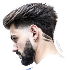 Temp Fade Haircut, Haircut Designs For Men, Fade Haircut Designs, Hair Designs For Men, Low Taper Fade Haircut, Cool Hair Designs, Gents Hair Style, Taper Fade Haircut