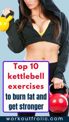 You don't need a full-blown home gym, you can achieve so much with just a kettlebell, as it's such a versatile equipment piece. Especially, if you implement some of the best kettlebell exercises listed in this article. These are some of the best kettlebell exercises to work your whole body, get leaner, and stronger. #kettlebellworkout #kettlebellexercise #homeworkout Best Kettlebell Exercises, Kettlebell Exercises, Kettle Bell, Online Fitness, Diet Vegetarian, Health Products, Kettlebell, Lose Belly Fat, Kendall Jenner