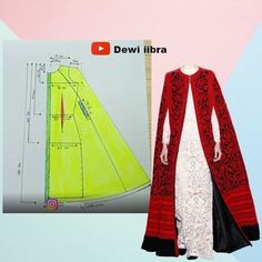 Cape Coat Pattern, Model Gamis, Pattern Dress Women, Couture Sewing Techniques, Diy Sewing Clothes, Couture Sewing