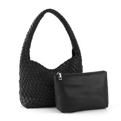 PRICES MAY VARY. 【Vegan Leather Tote】This is a handbag made of artificially woven hollow fabrics. Fashion and exquisite. its handles are more unique and fashionable with black beads.The tote bag fabric is soft and comfortable,it easy to wipe clean.It is made of high-quality vegan leather,instead of animal skin, no animals will be harmed, good for the environment. 【Enough capacity】 Size:10.3inch (L) * 4.3inch(W) * 8inch"(H).Shoulder strap height:10.3inch(H).Interior Pockets: 8inch(L) * 2.8inch(W) Tote Bag Fabric, Vegan Leather Tote Bag, Popular Handbags, Vegan Leather Tote, Bag Fabric, Woven Tote Bag, Free Life, Perfect Tote Bag, How To Make Handbags