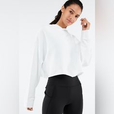 Brand New With Tag Wanna Cuddle, Female Activewear, Tall Leggings, Big Hug, Bra Size Charts, Cropped Pullover, White Turtleneck, Kate Hudson, Half Zip Pullover