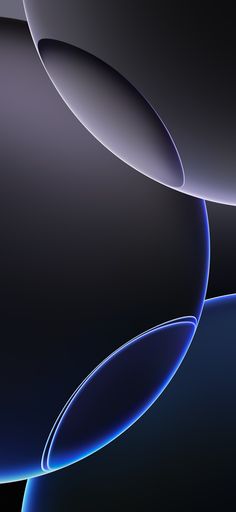 an abstract blue and black background with curves