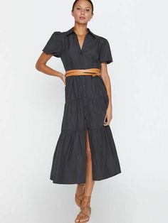 Fitted Short Sleeve Maxi Dress For Work, Fitted Short Sleeve Maxi Dress For Fall, Fitted Belted Maxi Dress For Daywear, Chic Fitted Long Shirt Dress, Fitted Midi Length Shirt Dress, Fitted Belted Maxi Dress For Casual Wear, Fitted Midi Shirt Dress For Fall, Fitted Midi Length Belted Shirt Dress, Fitted Belted Maxi Dress