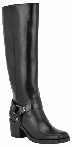 PRICES MAY VARY. Step out in style with the Koop tall high heeled boot. The Koop features a modern square toe and mid block high heel that will keep you going all day and night in this classic silhouette. Founded in 1978, Nine West empowers women to take on the world in style, from day to night. Square Toe Zip Closure Imported 2.2" Heel Height Black Boots Knee High, Black Boots Knee, Chic Flats, Boots Knee High, Black Knee High Boots, Modern Square, Boots Knee, High Heel Boots, Night In