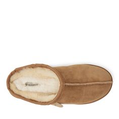 Luxury for everyone. That's the inspiration behind our Fireside collection: high-quality, affordable slippers made with 100% Australian sheepskin lining. Moisture-wicking, temperature-regulating designs define these water-resistant clog slippers; all-day comfort is just a step away. Supersoft cushioning cradles your feet alongside a pair of durable indoor/outdoor outsoles that promise on-the-go coziness! The clog silhouette is a classic for a reason, but we think you might like this update. Shearling Cushioned Slip-on Slippers, Comfortable Shearling Clogs With Rubber Sole, Shearling Slip-on Slippers With Textured Footbed, Clog Slippers, Closed Toe Shoes, Moccasins Slippers, House Slippers, Mens Big And Tall, Slide Slipper