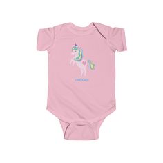 Are you ready to turn your baby's world into a magical fairytale? Our pink and unicorn baby romper opens the door to a colorful and enchanting realm that will delight your little angel's dreams! 🌈 Designed in delightful shades of pink, our romper features whimsical unicorns and adorable details that will showcase your baby's style. The graceful pink tones will make them even more charming and sweet. 🦄 Unicorns are beloved characters in the world of fairytales. Your baby will drift into dreamland surrounded by unicorns and embark on magical adventures. 🎀 Crafted from soft and high-quality fabric, our romper ensures a gentle and comfortable touch for your baby's delicate skin. Dress them in it all day long and prepare them for peaceful sleep hours. 🌟 Our pink and unicorn baby romper is t Cute Pink Onesie For Gender Reveal, Adventure Crafts, Baby's First Step, Romper Bodysuit, Dream Design, Pink Tone, Shades Of Pink, Gender Neutral Baby, Baby Romper