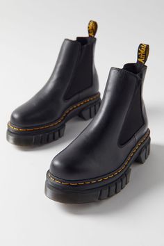 Dr. Martens Audrick Leather Platform Chelsea Boot Doc Marten Platform, Doc Marten Chelsea, Dr Martens Audrick, Platform Doc Martens, Dr Martens Chelsea, Chelsea Boots Outfit, Doc Marten Boot, Dr Martens Outfit, Platform Chelsea Boots