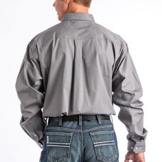 Style number: MTW1104238 Grey button up shirt Long sleeves Fuller body Longer tails and sleeves Shirt stays tucked in Allows for full range of motion Shirt Stays, Long Tail, Range Of Motion, Western Shirts, Button Up Shirt, Shirt Sleeves, Full Body, Button Downs, Button Up Shirts