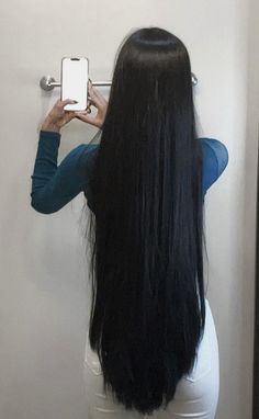 Long Shiny Hair, Hair Inspiration Long, Long Silky Hair, Long Hair Pictures, Really Long Hair, Long Dark Hair, Long Black Hair, Long Straight Hair, Beautiful Long Hair