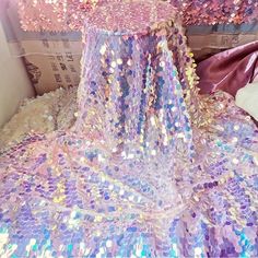 Origin: Mainland ChinaCN: ZhejiangMaterial: Sequin clothStyle: Modern StyleUse: HomeUse: OutdoorUse: HOTELUse: WeddingUse: PartyUse: BANQUETPattern: Plain Dyedis_customized: YesPattern Type: SolidTechnics: </stron... Robe Diy, Mermaid Birthday Decorations, Mermaid Party Supplies, Sequin Tablecloth, Dessert Table Decor, Wedding Photo Props, Mermaid Sequin, Mermaid Dreams, Pink Mermaid