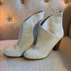 Brand New Gorgeous Joe’s Jeans Ankle Boot Bootie White/Cream In Color. Leather Suede, Pull On Boot. So Gorgeous! Size 10. Could Fit A 9 Or 9.5 Jeans Shoes, Pull On Boots, Jeans White, Shoes With Jeans, Joes Jeans, Suede Ankle Boots, White Cream, Cream White, Bootie