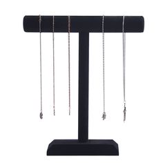 PRICES MAY VARY. TALL:The height of the necklace stand is 13.8 inches, which is perfect for almost necklaces of any size. SOFT:The outer layer is made of soft black velvet cloth to protect your jewelry from scratching. STABLE:The base of this necklace and bracelet holder is wide enough to make this jewelry stand very stable. USEFUL:Classic black, suitable for photography, can also be used as a small business display. T-bar jewelry displays Small Business Display, Velvet Jewelry Display, Necklace Jewelry Display, Necklace Displays, Bracelet Holder, Jewelry Display Stand, Bracelet Holders, Velvet Cloth, Jewelry Displays