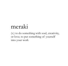 the words merak are written in black and white on a white background with an orange border