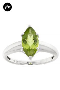 1.70ct Marquise Peridot Rhodium Over Sterling Silver Ring. Measures Approximately 0.98"L x 0.82"W. Not Sizeable. Green Peridot, Sterling Silver Ring, Silver Ring, Sterling Silver Rings, Silver Rings, Sterling Silver, Ring, Silver, Green