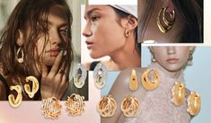 Chunky Gold Hoops That Will Make Every Outfit Cool Gold Hoops Outfit, Gold Hoops Aesthetic, Hoops Aesthetic, Outfit Cool, Retro 6, Nails Halloween, Aesthetic Outfit, Gold Collection, Gold Hoops