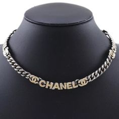 Store Item No. I171624012 Item Necklace Brand Chanel Model Name Logo Coco Mark Gender Women Material Metallic Size(Cm) Neck Around39.041.0cm Size(Inch) Neck Around15.4inch Weight 50g Country Of Manufacture France Production Year 2000 Engraving 00t Accessories None Condition Rank B- Exteriorscratchstainscratches Metaldullnessstaindiscolorsrustplating Peeling Channel Necklace, Jewelry Chanel, Chanel Necklace, Chanel Logo, Chanel Model, Necklace Brands, Chanel Jewelry, Year 2000, Name Logo