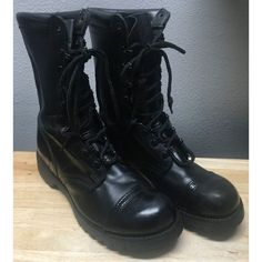 * Mens Corcoran 10 Inch Field Combat Military Boot * 1525 * Usa Made * Black * Leather * Size 10 1/2 D * Excellent Condition. There Are Some Minor Scuff Marks On The Toe Box And Ankle Areas, But Otherwise They Appear To Be Unworn. Military Boots, 10 Inch, Men's Shoes, Shoe Boots, Black Leather, Size 10, Man Shop, Boots, 10 Things