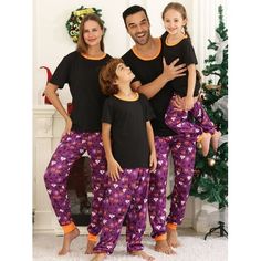 --DAKIMOE exclusive Halloween pajamas women men kids are the perfect ensemble to celebrate the spooky season with your loved ones! These Matching Family Pajamas are designed to bring a sense of unity and fun to your Halloween festivities. Crafted with premium quality fabric, our Halloween family matching outfits ensure comfort and style for every member of the family. Our Halloween pajamas for women, men, and kids are meticulously designed with charming Halloween-themed patterns, including spide Halloween Pajamas Women, Family Holiday Pajamas, Halloween Pjs, Christmas Pjs Family, Pjs Set, Family Pajama Sets, Couple Pajamas, Halloween Family, Halloween Pajamas