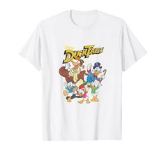 PRICES MAY VARY. Officially Licensed Disney DuckTales Apparel for Men - Women - Boys - Girls - Toddler; DuckTales T-Shirts; Scrooge McDuck T-Shirts; Donald Duck T-Shirts; Huey Duck T-Shirts; Louie Duck T-Shirts; Dewey Duck T-Shirts; Joe McQuack T-Shirts; Vintage T-Shirts; 22DNDT00003A-002 Lightweight, Classic fit, Double-needle sleeve and bottom hem Dewey Duck, Louie Duck, Disney Ducktales, Scrooge Mcduck, Group Shots, Shirts Vintage, Vintage T Shirts, Girls Toddler, Main Characters