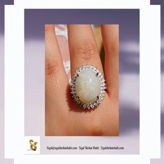 "★★Opal is one of the most favored gemstones among women. It is about the play of color in that natural Opal gemstone, that attracts the eyes,  you simply cannot take your eye off it. My love for unique gemstones brings me to look for unusual, one-of-a-kind gemstones, like the one set in this ring. ★★This 14k solid gold ring is set with a -  genuine - natural - huge - Ravishing - One of kind-rainbow fire Opal. The kind of Opal that your eyes just can't get enough of. ★★This fire Opal weighs 10.3 Solitaire Opal Ring, Diamond Ring Solitaire, Opal And Diamond Ring, Opal Solitaire Ring, Opal Diamond Ring, Natural Opal Ring, Rainbow Fire, Ring Opal, Fire Opal Ring