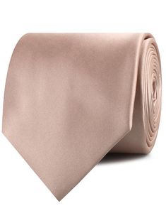 Dusty Blush Crisp Satin Necktie | Mumu Weddings | Pink Ties for Men AU | OTAA Mumu Wedding, Dusty Blush, Groomsmen Ties, Gold Tie, Ties For Men, Satin Roses, Gold Cufflinks, Pink Trim, Pink Ties