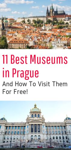 the best museum in prague and how to visit them for free with text overlay