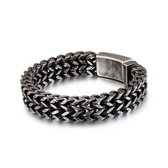 Command Attention with the 30mm Mesh Link Chain Bracelet - Elevate Your Style with Jewelry Addicts! Introduction: Step into the spotlight with the 30mm Mesh Link Chain Bracelet for Men from Jewelry Addicts. This striking accessory, available in a variety of finishes, blends robust design with timeless elegance, ensuring you stand out in any crowd. Ready to transform your style and boost your confidence? Specifications: Compatibility: All Compatible Chain Type: Link Chain Shape/Pattern: Geometric Setting Type: None Material: Metal Style: Vintage Clasp Type: Box-with-tongue Gender: Men Metals Type: Stainless Steel Bracelet Type: Chain &amp; Link Bracelets Metal Colors: Vintage Color: 12mm, 18mm, 30mm Width Gold: 12mm, 18mm, 30mm Width Steel: 12mm, 18mm, 30mm Width Lengths: 19cm, 21cm, 22 Mens Chain Bracelet, Skull Rings, Steel Bike, Link Chain Bracelet, Wide Bracelet, Chain Bracelets, Mesh Bracelet, Charm Bangle, Stylish Jewelry