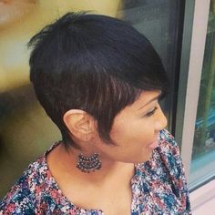 LTR SALON Hair Shots, Black Women Short Hairstyles, Funky Hair, Tapered Hair, Poka Dot, Short Sassy Hair, Edgy Short Hair, Pixie Styles